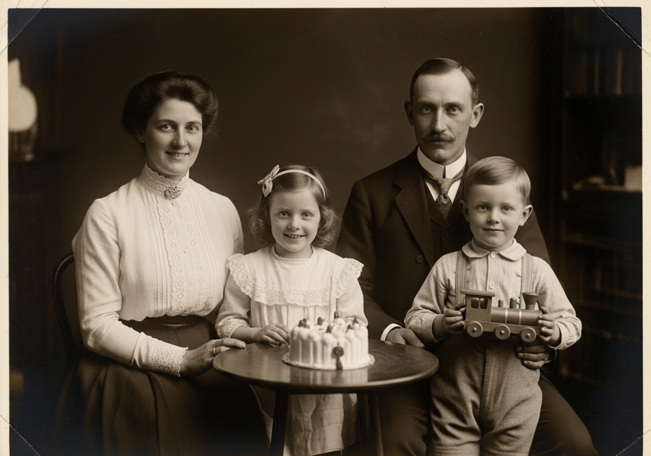 Vintage sepia portrait